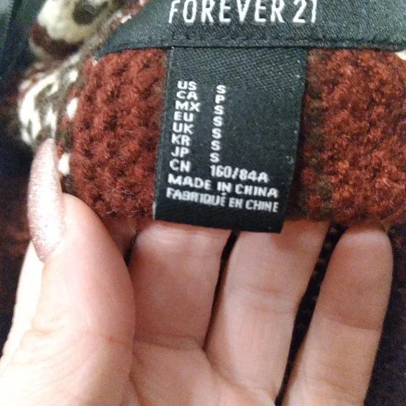 Southwestern cardigan with fringe Forever21 - Picture 5 of 6